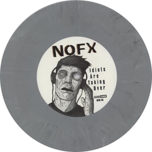 NoFX Regaining Unconsciousness - Grey vinyl 7" vinyl single (7 inch record / 45) US NFX07RE765396
