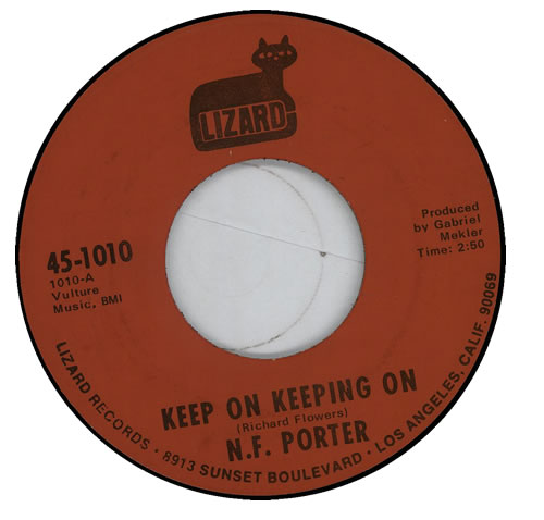Nolan Porter Keep On Keeping On 7" vinyl single (7 inch record / 45) US NSQ07KE575394