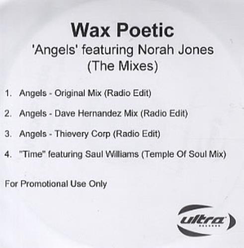 Norah Jones Angels - The Mixes CD-R acetate UK NRJCRAN338955