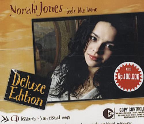 Norah Jones Feels Like Home 2 CD album set (Double CD) Indonesian NRJ2CFE310807