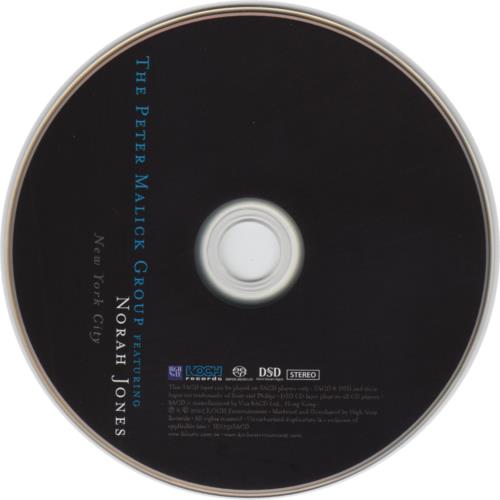 Norah Jones New York City super audio CD SACD Taiwanese NRJSANE650237