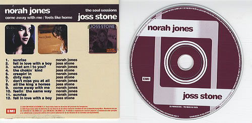 Norah Jones Norah Jones / Joss Stone CD album (CDLP) Colombian NRJCDNO327363