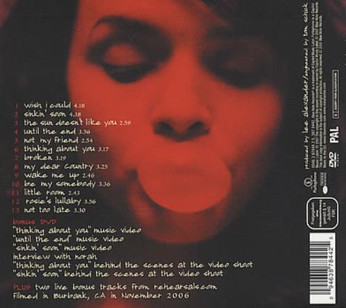 Norah Jones Not Too Late 2-disc CD/DVD set UK NRJ2DNO386467