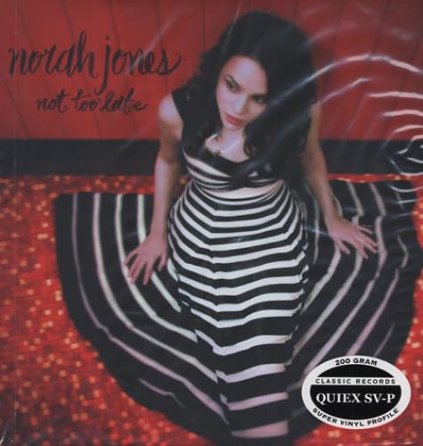 Norah Jones Not Too Late vinyl LP album (LP record) US NRJLPNO386724