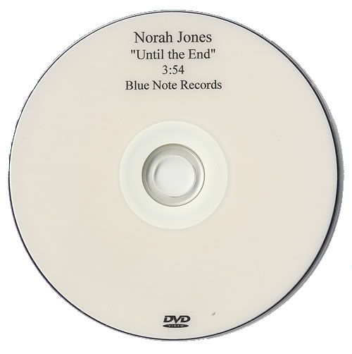Norah Jones Until The End promo DVD-R US NRJDRUN494283