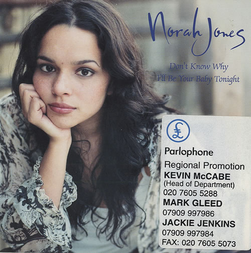 Norah Jones Don't Know Why UK Promo CD single (CD5 / 5") (254579)