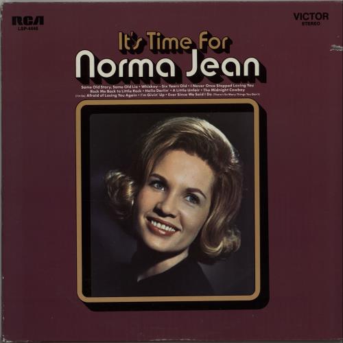Norma Jean It's Time For Norma Jean vinyl LP album (LP record) US NOJLPIT644590