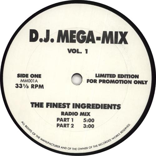 Norman Cook D.J. Mega-Mix Vol. 1 12" vinyl single (12 inch record / Maxi-single) UK NNK12DJ712328