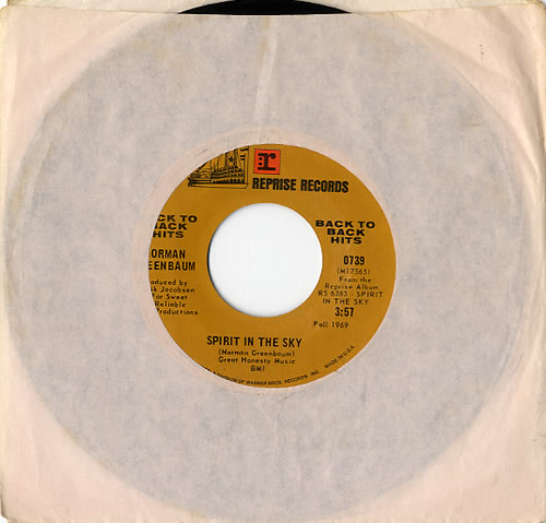 Norman Greenbaum Spirit In The Sky 7" vinyl single (7 inch record / 45) UK NGB07SP597725