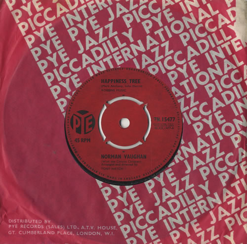 Norman Vaughan Happiness Tree 7" vinyl single (7 inch record / 45) UK NVH07HA468971