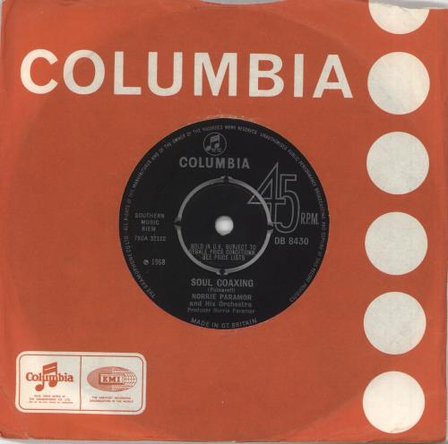 Norrie Paramor Soul Coaxing 7" vinyl single (7 inch record / 45) UK NPA07SO709113