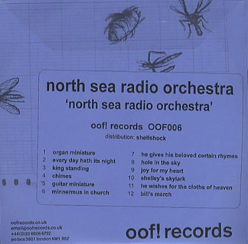 North Sea Radio Orchestra North Sea Radio Orchestra CD-R acetate UK NOOCRNO386961