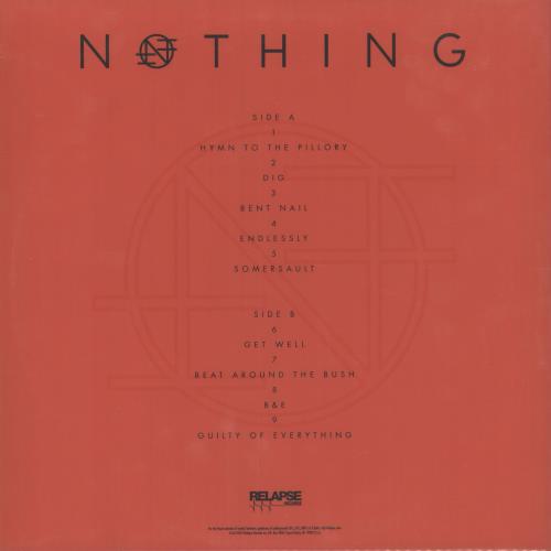 Nothing Guilty Of Everything - Red Vinyl vinyl LP album (LP record) US O6TLPGU749318