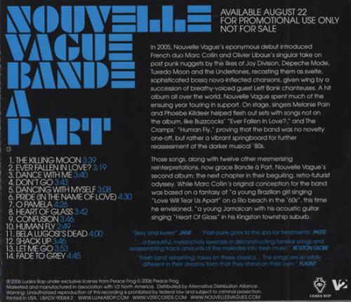 Nouvelle Vague Bande A Part CD single (CD5 / 5") US NVGC5BA391686