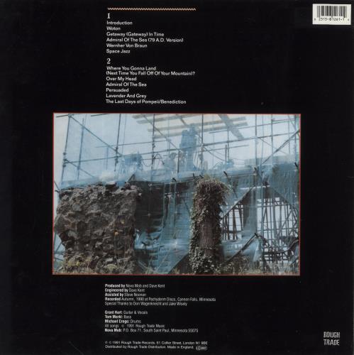 Nova Mob The Last Days Of Pompeii vinyl LP album (LP record) UK MOBLPTH307806