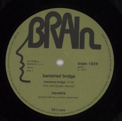 Novalis Banished Bridge vinyl LP album (LP record) German NVLLPBA864971