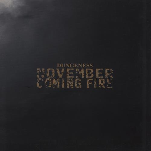 November Coming Fire Dungeness - Gold and Black Splatter Vinyl vinyl LP album (LP record) Italian 2VZLPDU756926