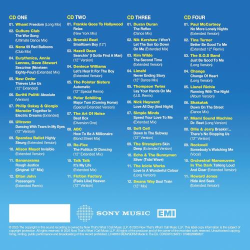 Now That's What I Call Music NOW 12" 80s 1984 Part Two - Sealed 4-CD album set UK N.W4CNO862749