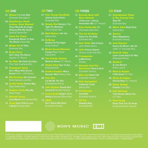 Now That's What I Call Music NOW 12 80s: 1985  Part Two - 2CD - Sealed 4-CD album set UK N.W4CNO877421