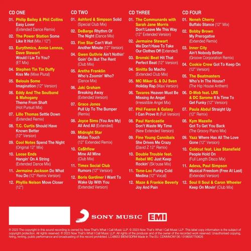 Now That's What I Call Music NOW Dance The 80s - Sealed 4-CD album set UK N.W4CNO807290