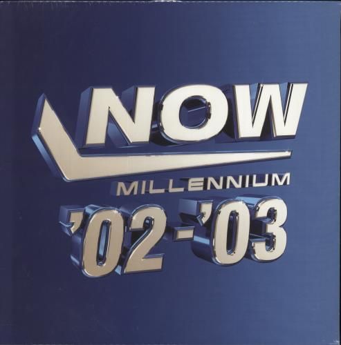 Now That's What I Call Music Now Millennium '02-'03 - Blue & White Vinyl 2-LP vinyl record set (Double LP Album) UK N.W2LNO860299