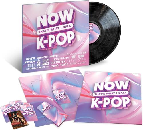 Now That's What I Call Music NOW That's What I Call K-Pop - Black Vinyl + Photobook & Photocards - Sealed vinyl LP album (LP record) US N.WLPNO878582