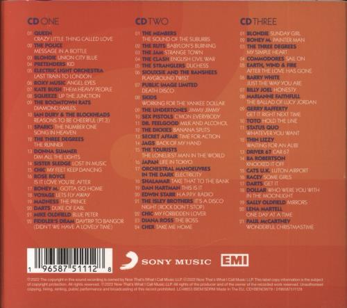 Now That's What I Call Music Now Yearbook '79 Extra 3-CD album set (Triple CD) UK N.W3CNO863105
