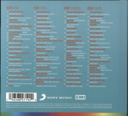 Now That's What I Call Music NOW Yearbook '88 - Deluxe Hardcover Edition 4-CD album set UK N.W4CNO862934