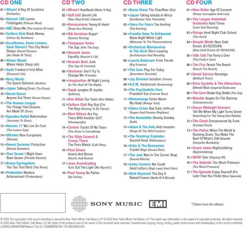 Now That's What I Call Music The Albums 1980 > 1984 - Deluxe Hardcover Edition - Sealed 4-CD album set UK N.W4CTH865894