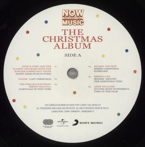 Now That's What I Call Music The Christmas Album vinyl LP album (LP record) UK N.WLPTH773382