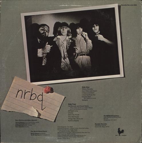 NRBQ Kick Me Hard vinyl LP album (LP record) US N2BLPKI882029
