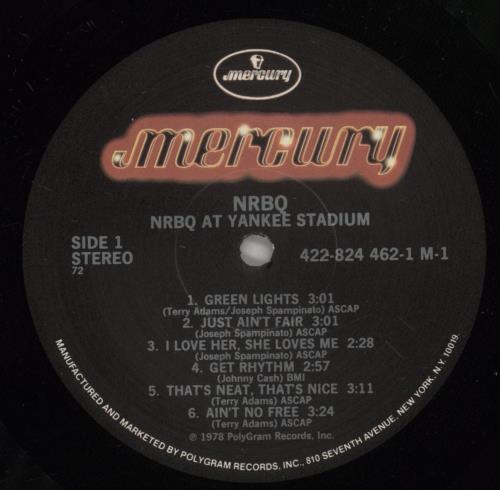 NRBQ NRBQ At Yankee Stadium vinyl LP album (LP record) US N2BLPNR882040