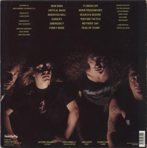 Nuclear Assault Handle With Care - VG vinyl LP album (LP record) UK NUCLPHA887425