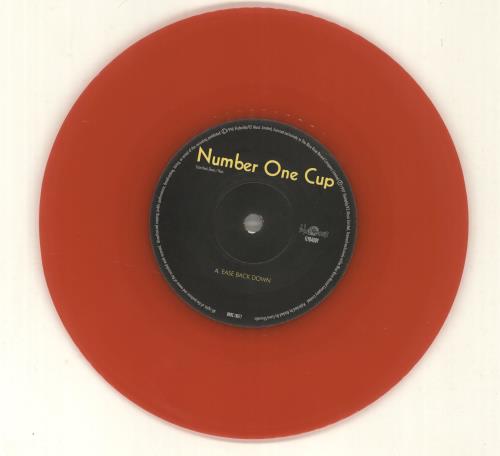 Number One Cup Ease Back Down - Red Vinyl 7" vinyl single (7 inch record / 45) UK ONE07EA514003