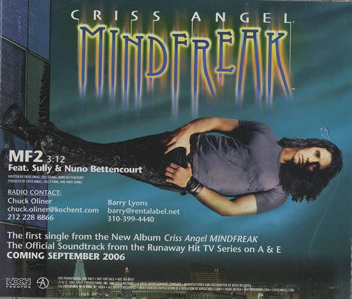 Nuno Bettencourt MF2 CD single (CD5 / 5") US NNOC5MF466794
