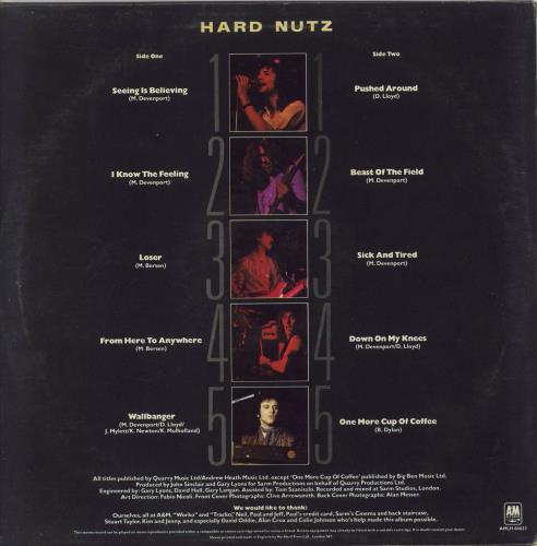 Nutz Hard Nutz vinyl LP album (LP record) UK NUTLPHA597508