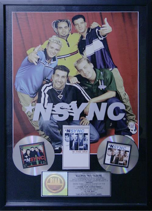 N Sync N*Sync / Home For Christmas / N The Mix award disc US NSYAWNS535945