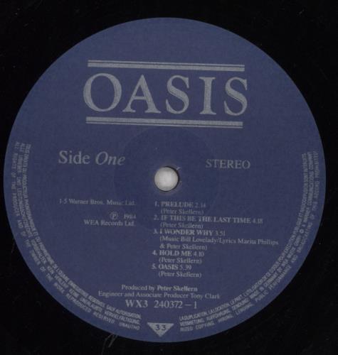 Oasis (Mary Hopkin) Oasis vinyl LP album (LP record) UK SSILPOA694526