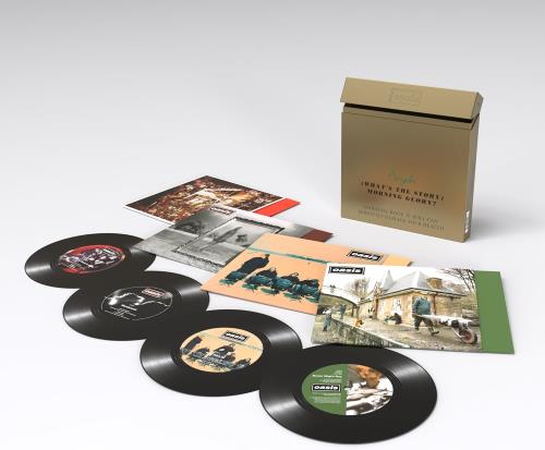 Oasis (What's The Story) Morning Glory? - Singles 4 x 7-inch Box Set - Sealed 7" single box set UK OAS7XWH881070