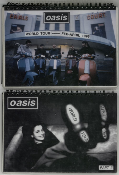 Oasis 1996 World Tour Itinerary - Parts I & II Itinerary UK OASITWO596400
