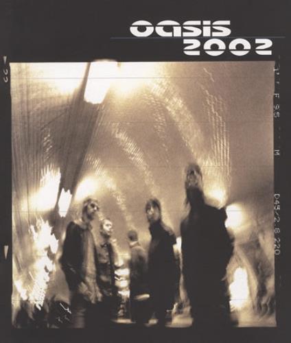 Oasis 2002 - Tour Programme & Ticket Receipt tour programme UK OASTRTO383706
