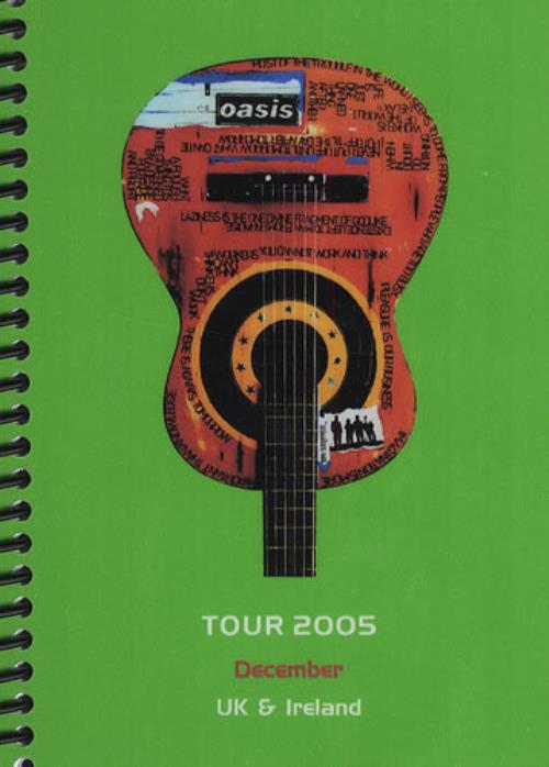 Oasis 2005 UK/Ireland Tour Itinerary Itinerary UK OASITUK406512