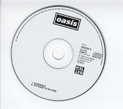 Oasis Acquiesce CD single (CD5 / 5") Austrian OASC5AC307417