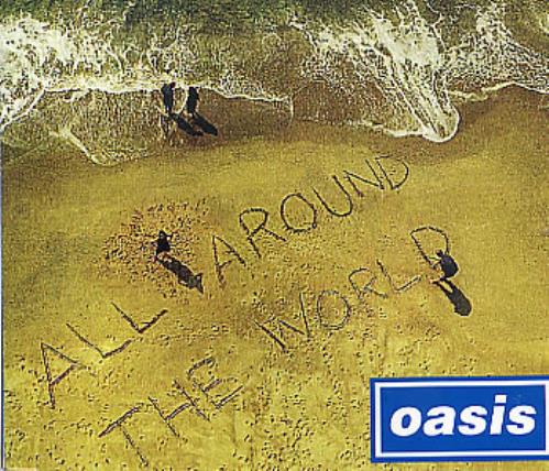 Oasis All Around The World CD single (CD5 / 5") South African OASC5AL143567