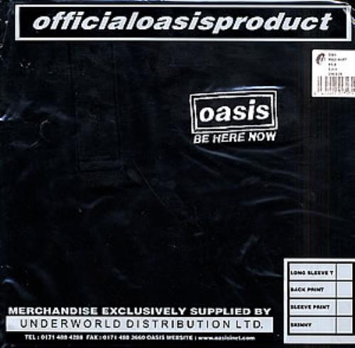 Oasis Be Here Now Official Polo Shirt t-shirt UK OASTSBE264455