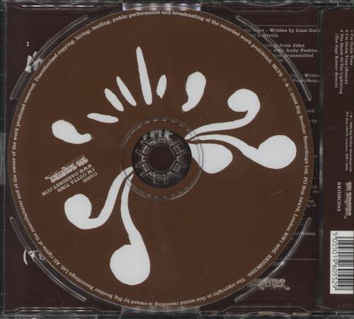 Oasis Cast No Shadow (UNKLE Beachhead Mix) CD-R acetate UK OASCRCA341228
