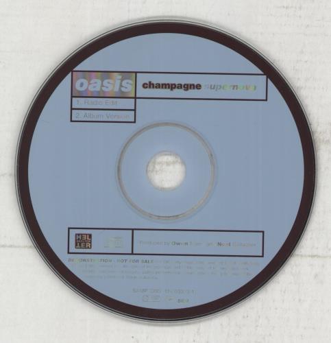 Oasis Champagne Supernova CD single (CD5 / 5") UK OASC5CH70816