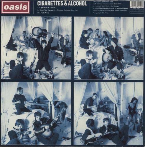 Oasis Cigarettes & Alcohol - VG 12" vinyl single (12 inch record / Maxi-single) UK OAS12CI881196