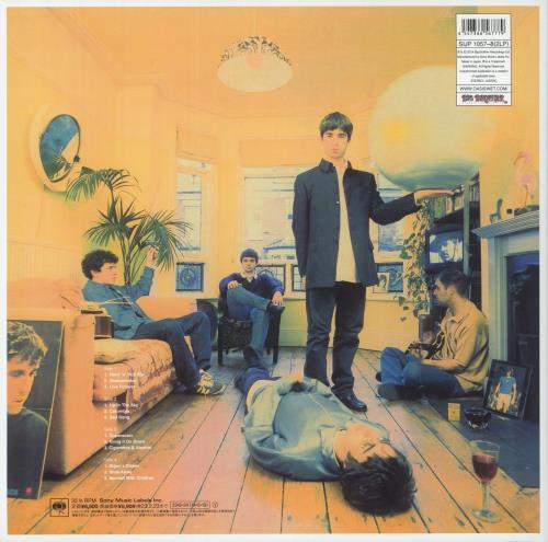 Oasis Definitely Maybe - Ivory Vinyl - Live '25 Obi 2-LP vinyl record set (Double LP Album) Japanese OAS2LDE870637