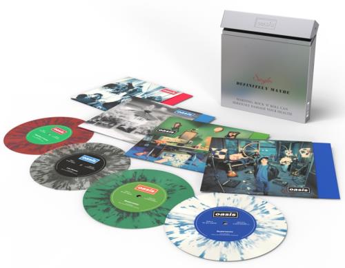 Oasis Definitely Maybe Singles - Sealed 7" single box set UK OAS7XDE869292